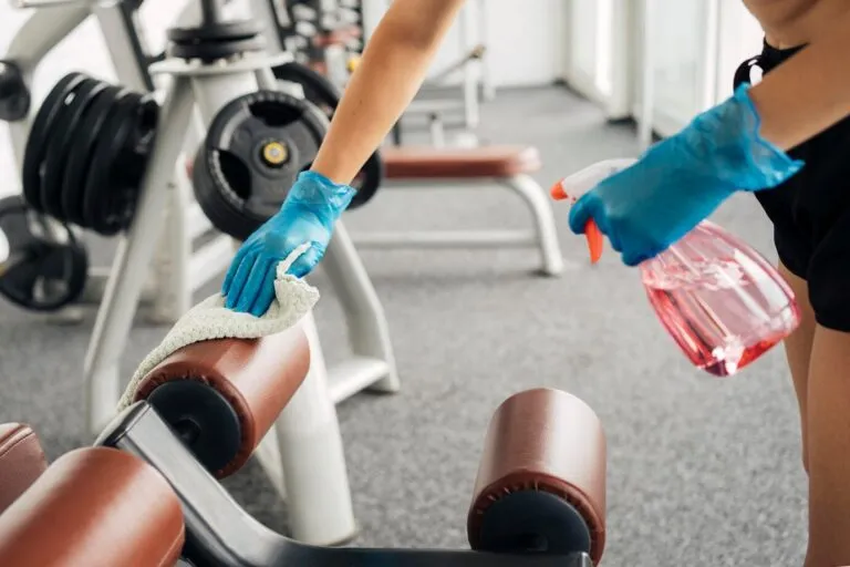 Professional gym and fitness studio cleaning services in Edmonton and Calgary by Ecora Cleaning