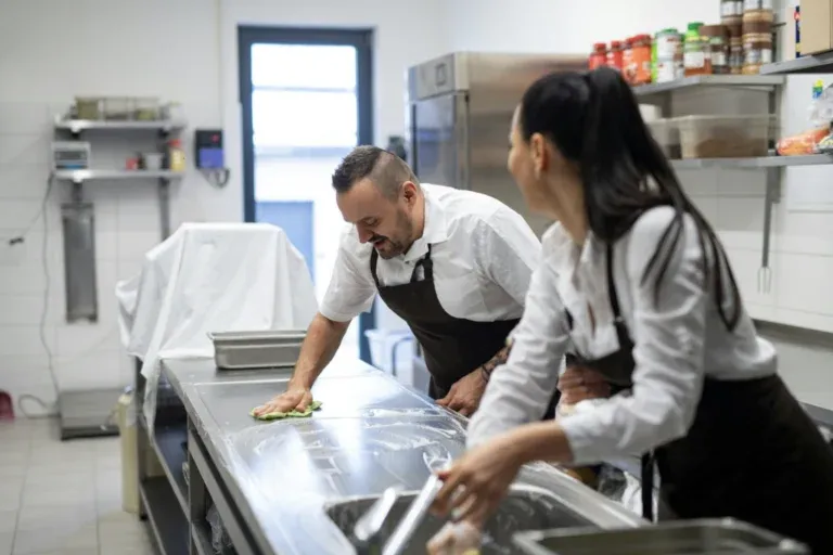 Professional cleaning of kitchen and food preparation areas in Edmonton and Calgary