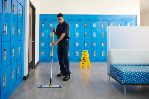 Clean and organized locker rooms in Edmonton and Calgary commercial and fitness spaces