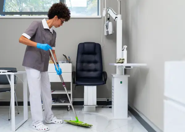 Clean and sanitized treatment areas in medical and dental clinics in Edmonton and Calgary