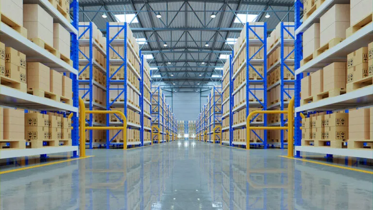 Professional warehouse floor and aisle cleaning services in Edmonton and Calgary by Ecora Cleaning