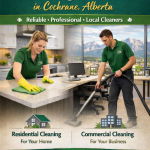 Professional home and commercial cleaning service in Cochrane, Alberta by Ecora Cleaning