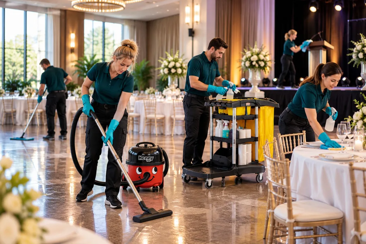Event venue cleaning services in Red Deer, Alberta